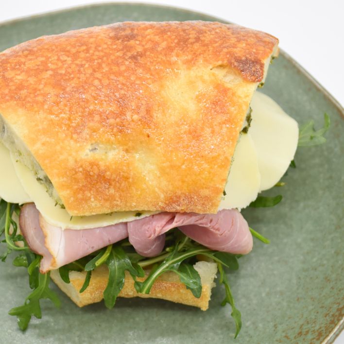 Ham & Mozzarella Focaccia