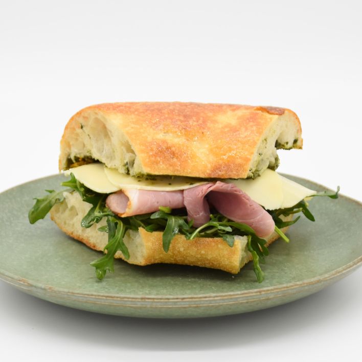Ham & Mozzarella Focaccia