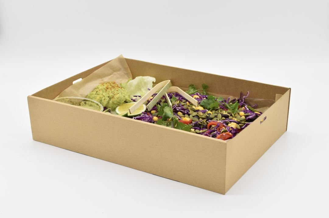 Shared Red Cabbage Slaw w Smashed Avocado