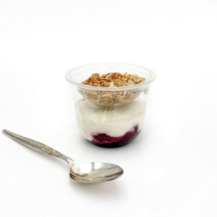 Granola Pot with Yoghurt & Berry Compote