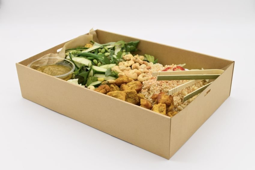 Shared Brown Rice & Satay Tofu Salad