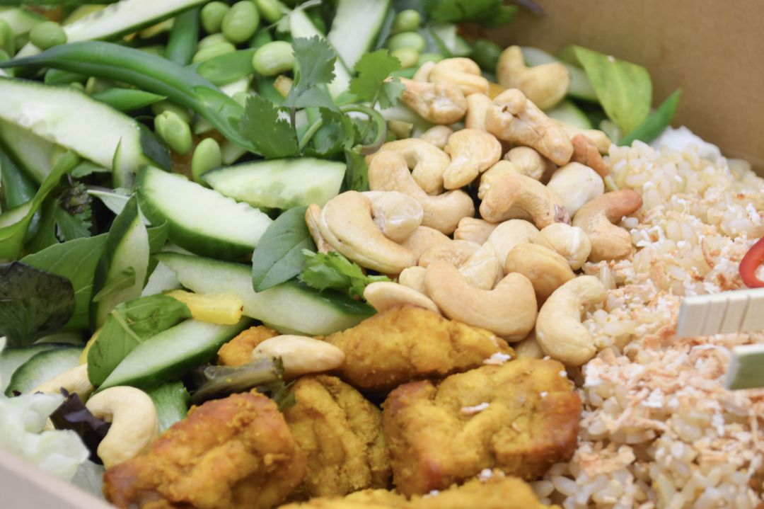 Shared Brown Rice & Satay Tofu Salad