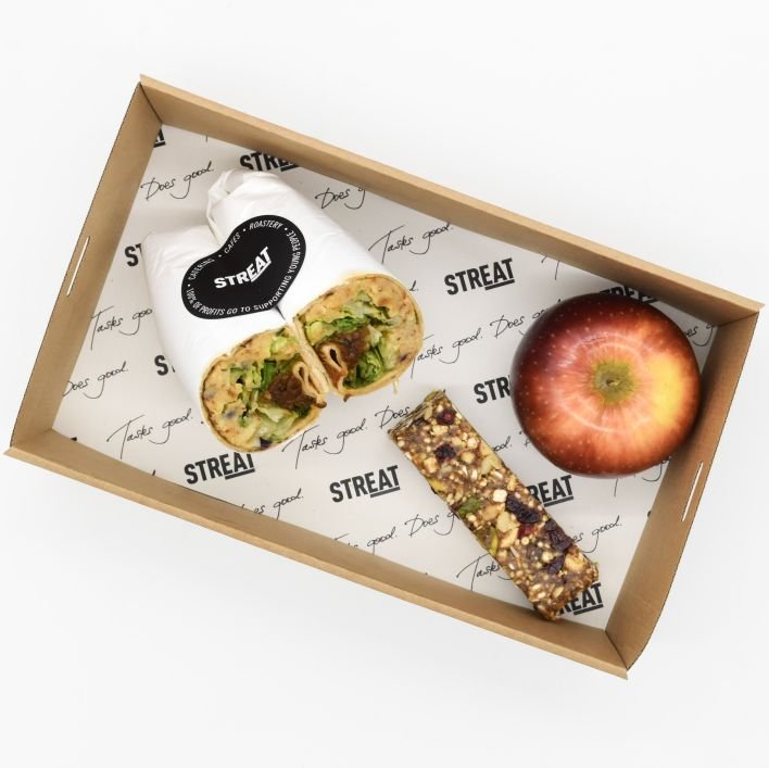 Spiced Potato Wrap Lunchbox