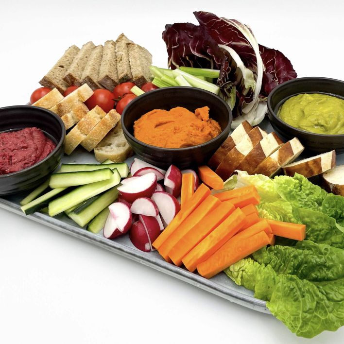 Dips Platter with Crudités