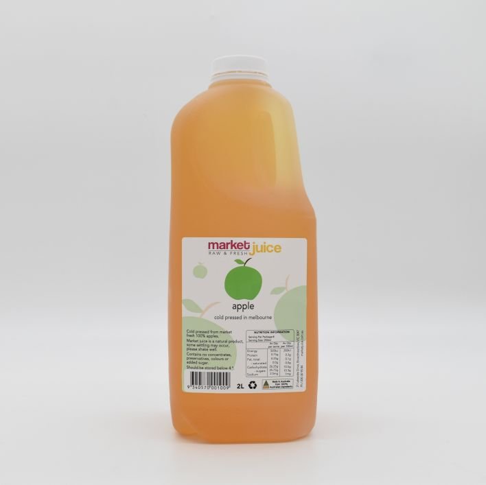 Market Juice Organic Apple Juice - 2 litres
