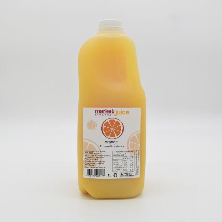 Market Juice Organic Orange Juice - 2 litres