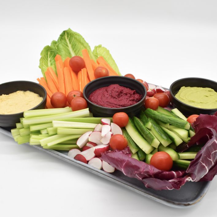 Dips Platter with Crudités