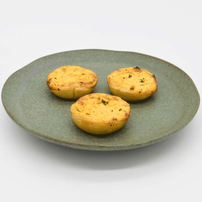 Gluten Free Mini Egg and Bacon Quiche 