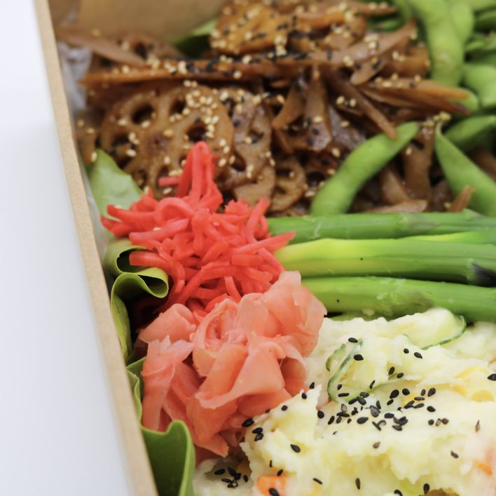 Shared Japanese Salad Bento