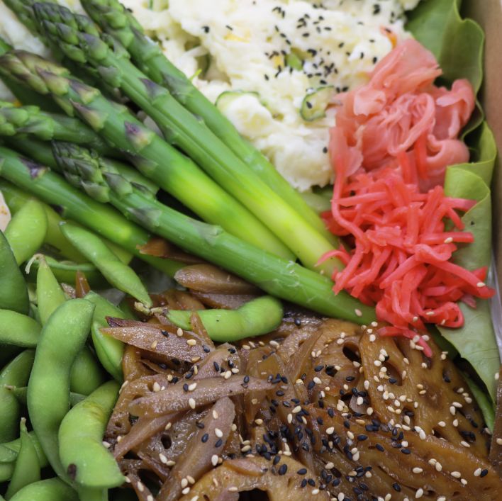 Shared Japanese Salad Bento
