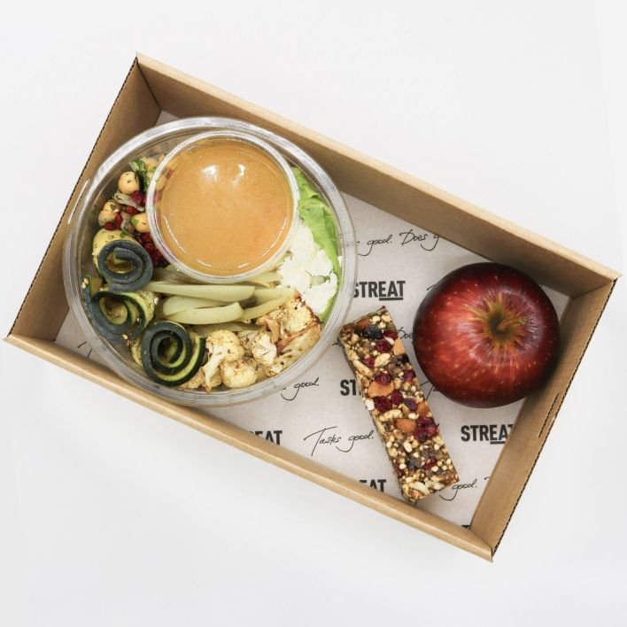 Middle Eastern Chickpea, Vegetable & Feta Lunchbox