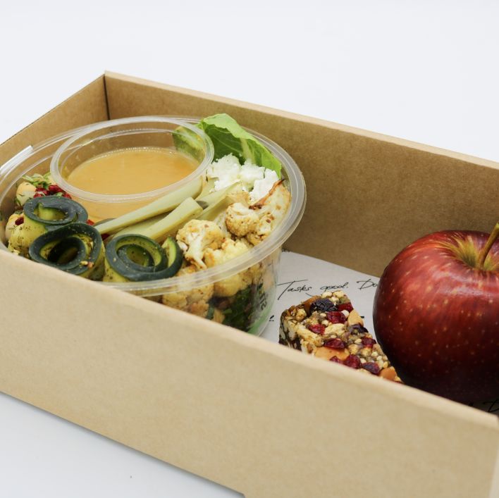 Middle Eastern Chickpea, Vegetable & Feta Lunchbox