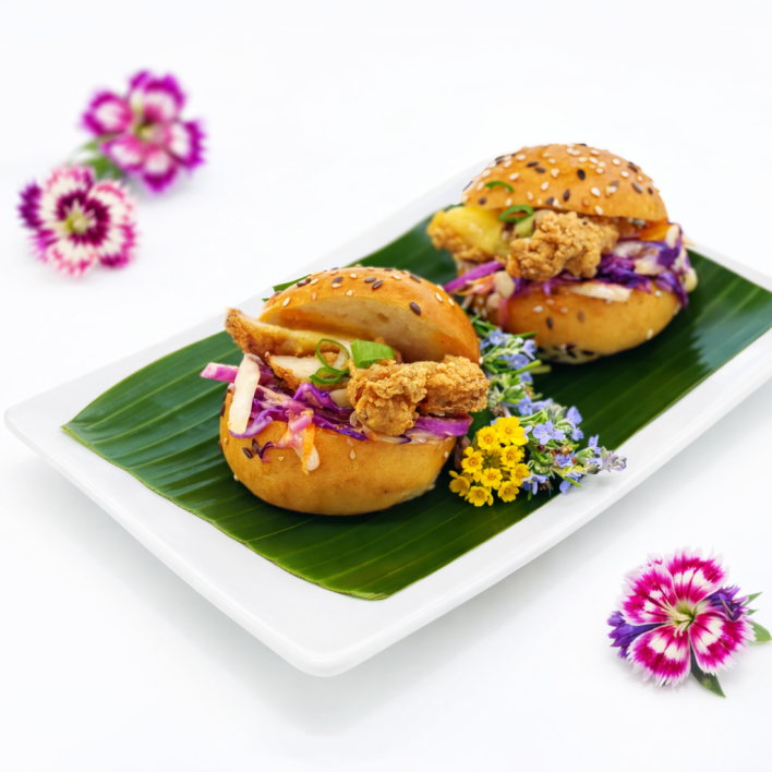 Karage Chicken Slider (Japanese Chicken Burger)
