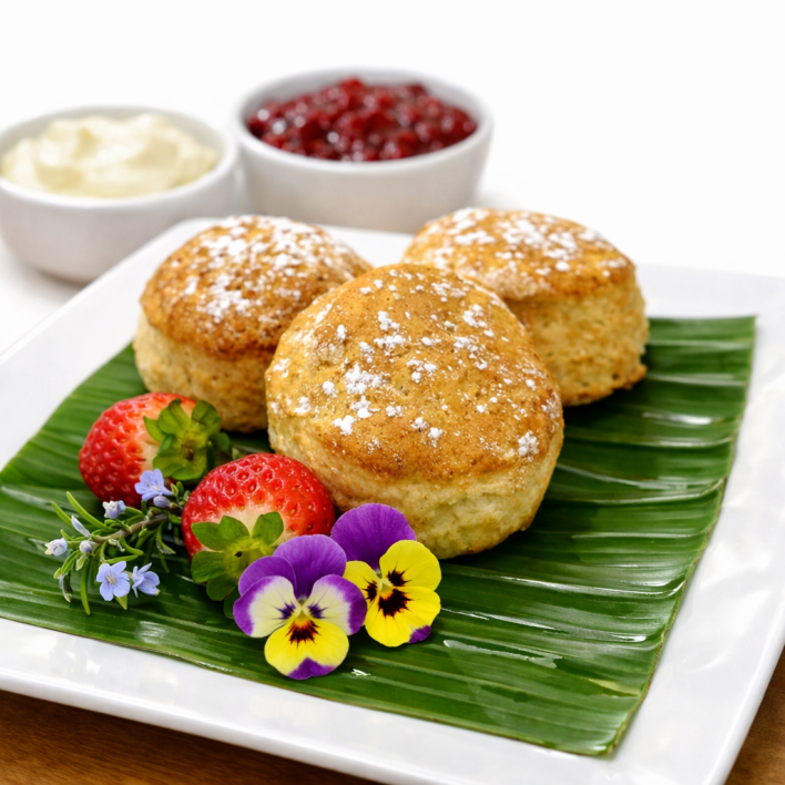Scones with Jam & Cream