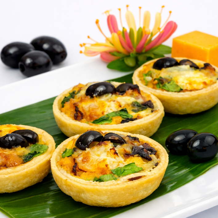 Mini Vegetarian Quiche (VEG)