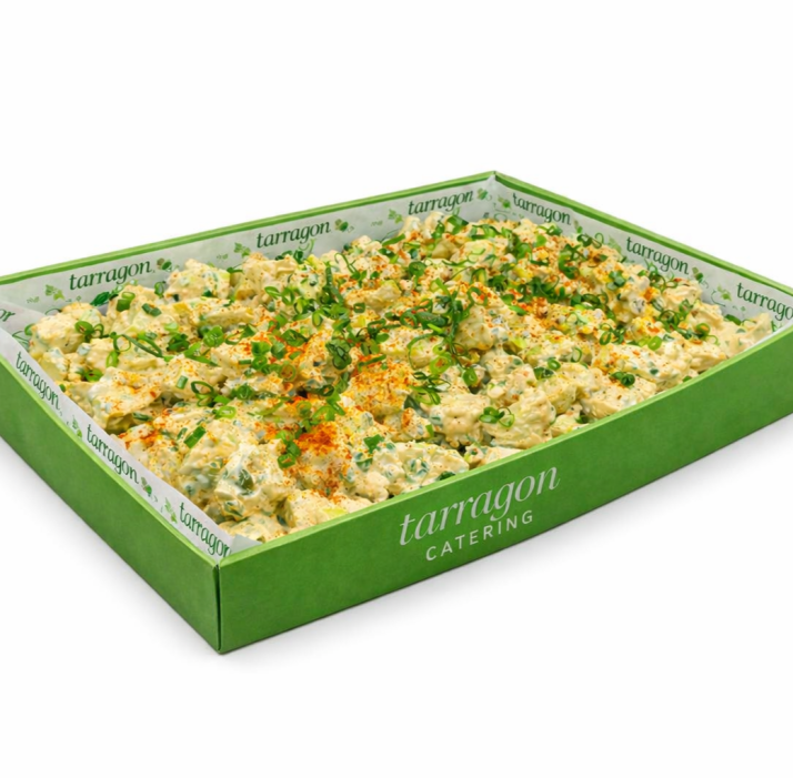 Potato Salad - mayonnaise, sour cream, gherkin, spring onion and paprika (VEG, GF)