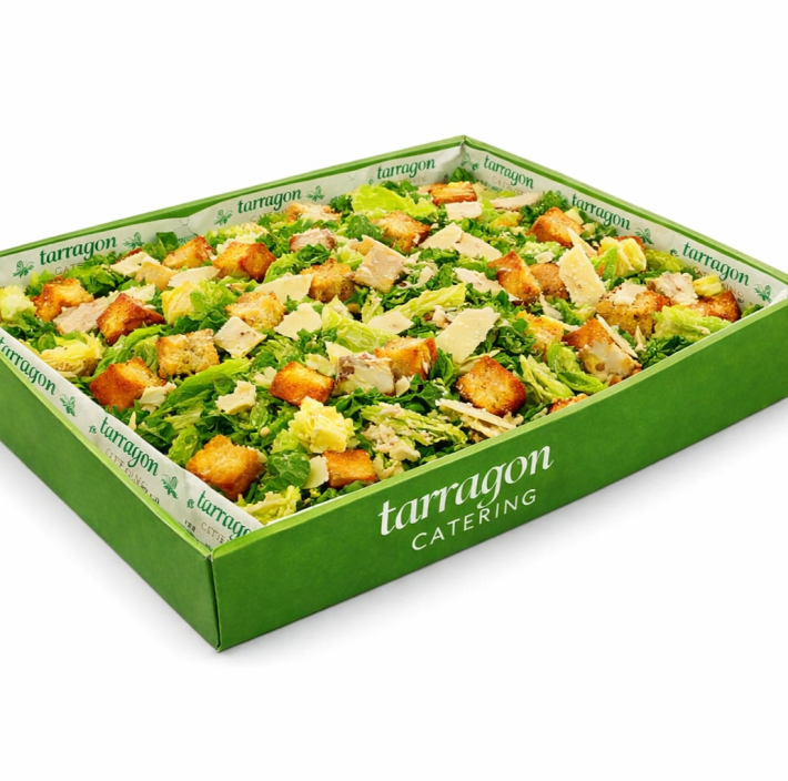 Caesar Salad - Anchovies,cos lettuce,bacon bits,croutons,parmesan, boiled eggs and Caesar dressing (side serve)