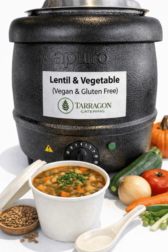 Soup - Lentil & Vegetable (Gluten & Vegan) 400ml portion