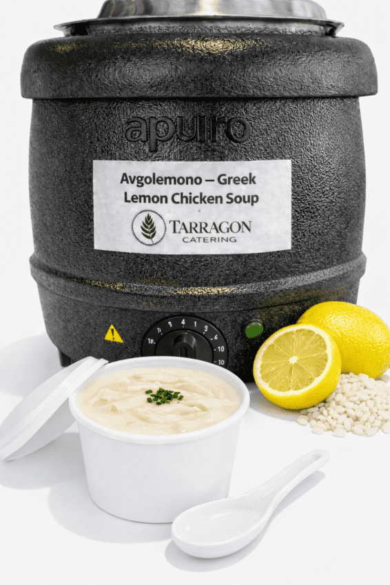 Soup - Avgolemono - Greek Chicken, Lemon and Puff Rice (Gluten Free) 400ml portion
