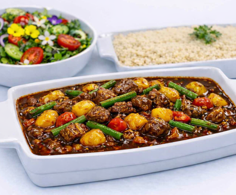 Lamb Massaman (gf) , rice and salad