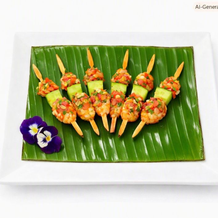 Creole Seasoned Prawn skewer (GF)