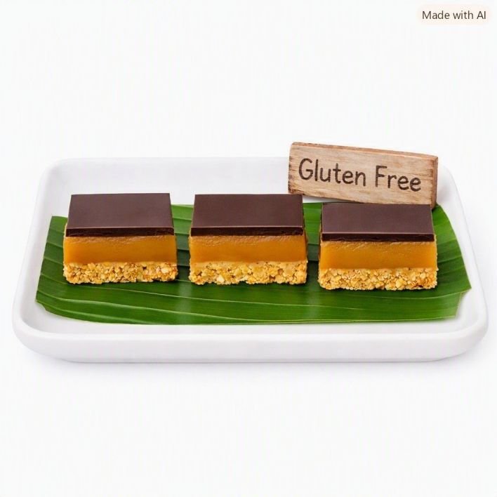 Gluten Free Caramel Slice
