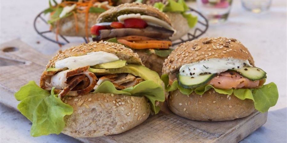 Assorted Mini Rolls - Contains sesame