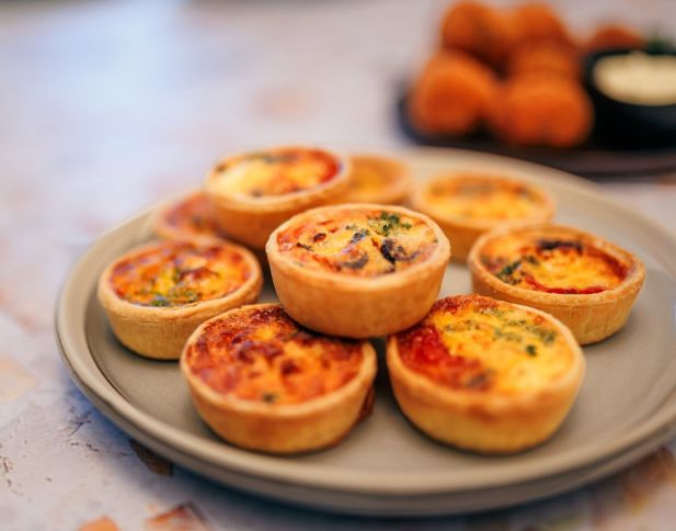 Bacon, Leek & Cheddar Quiche nf 