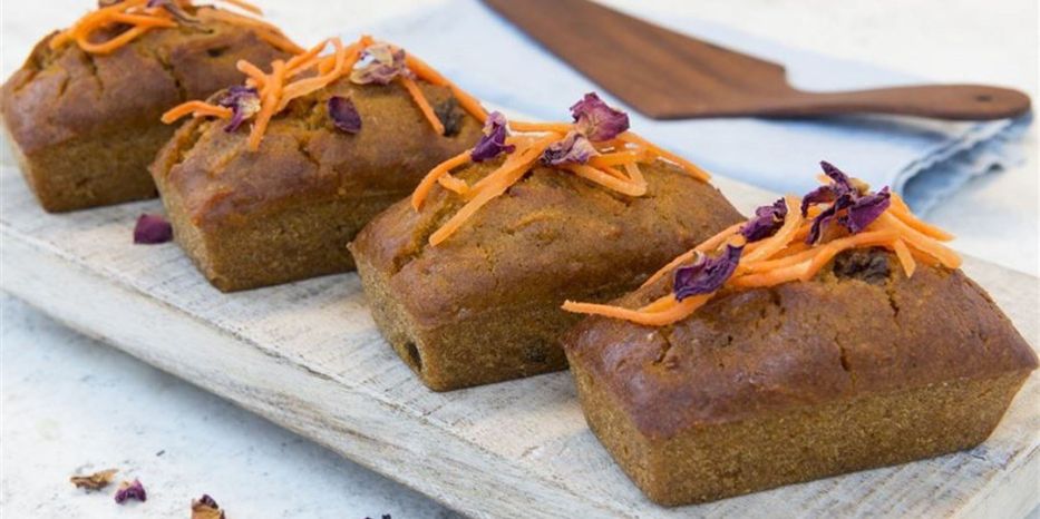 Healthy Office - Mini carrot loaf w walnuts & sultanas