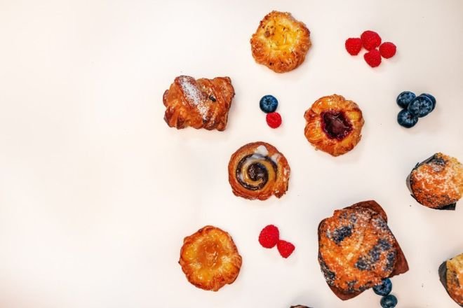 House Baked Danish - Raspberry / Vanilla & strawberry / Cinnamon / Maple & pecan / Apple +n