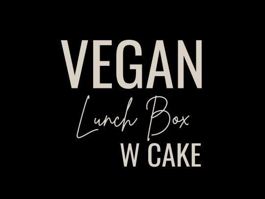 Vegan Lunch Box w Cake
