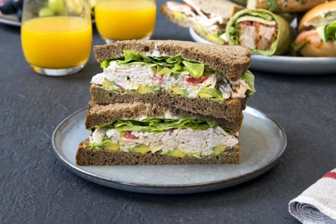 Assorted vienna sourdough sandwiches