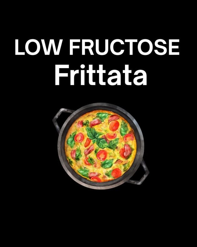 Fructose Friendly cherry tomato & spinach frittata gf / df / nf / ff