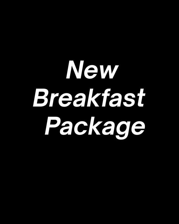 NEW Premium Breakfast 