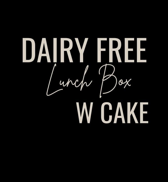 Dairy Free Lunch Box w Cake