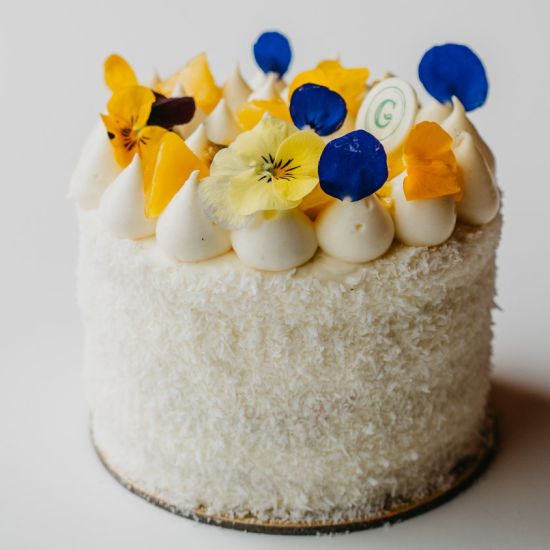 Mini Coconut & Passionfruit Cake