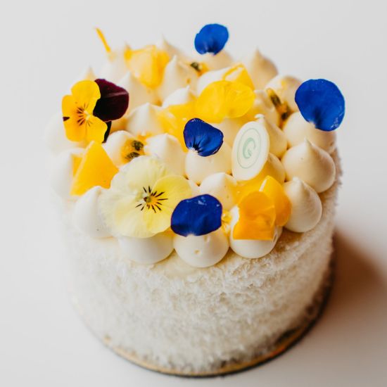 Mini Coconut & Passionfruit Cake