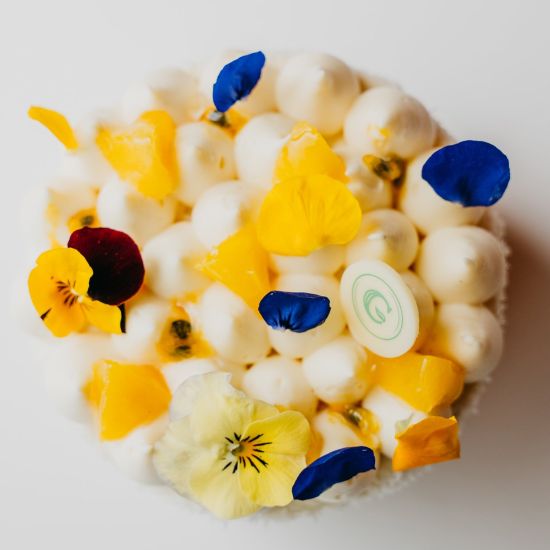 Mini Coconut & Passionfruit Cake