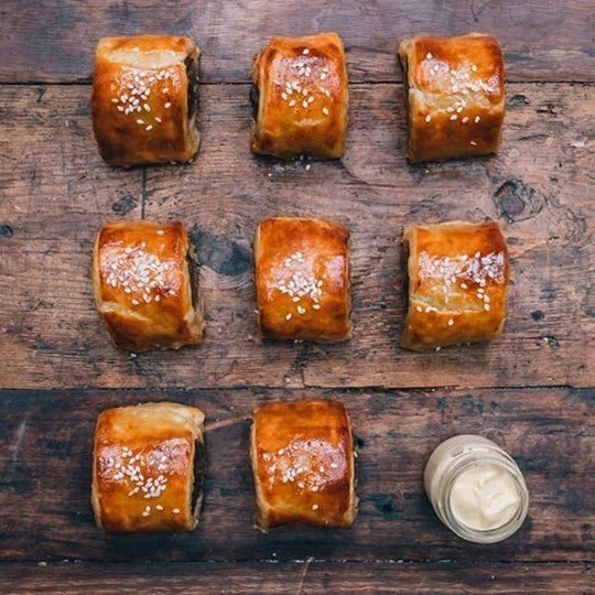Chicken & Water Chestnut Mini Sausage Rolls