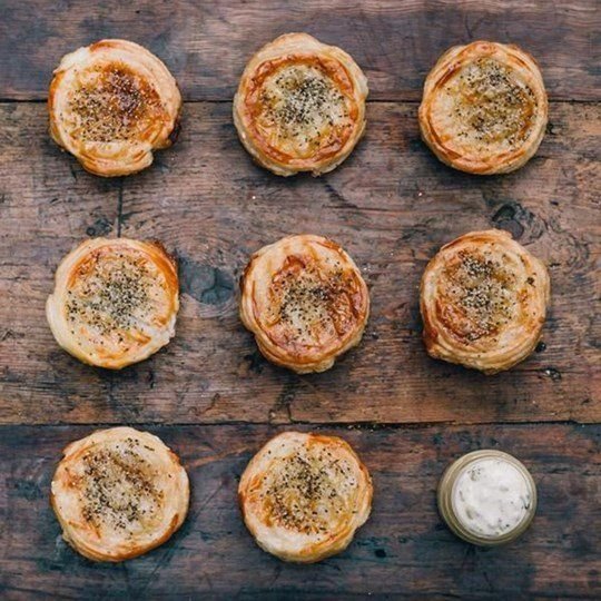 Spinach & Mushroom Mini Pies