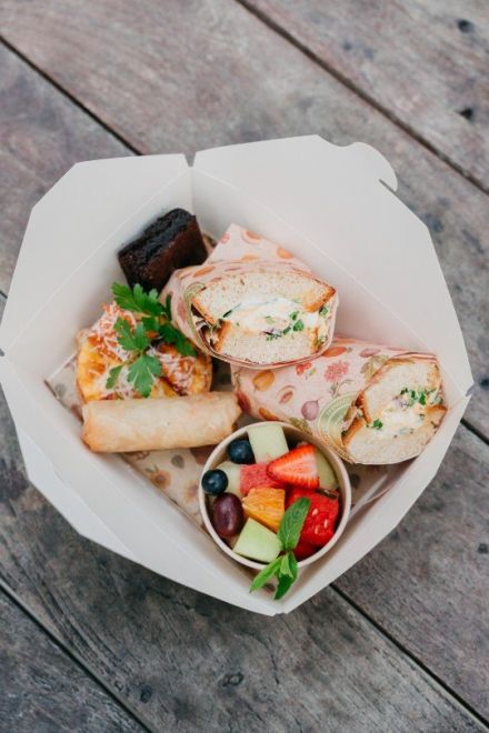 Egg Salad Sandwich Lunch Box