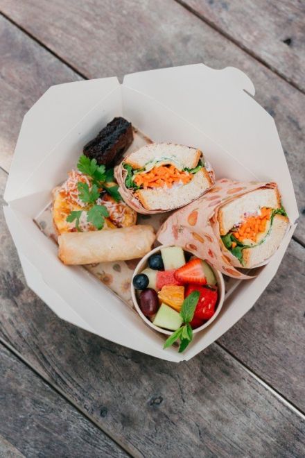 Vegetable Sandwich Lunch Box