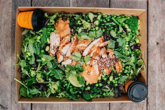 Harissa Roasted Chicken with Black Rice Salad