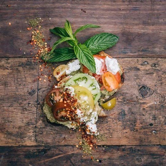 Smashed Avocado Sourdough