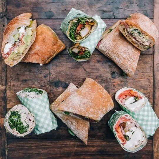 Assorted Wraps & Ciabatta Selection