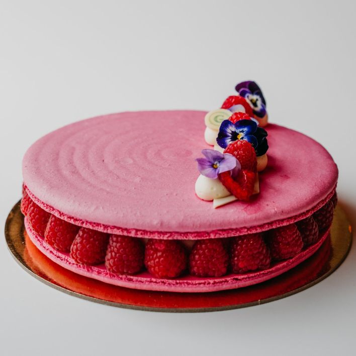 Raspberry Macaron