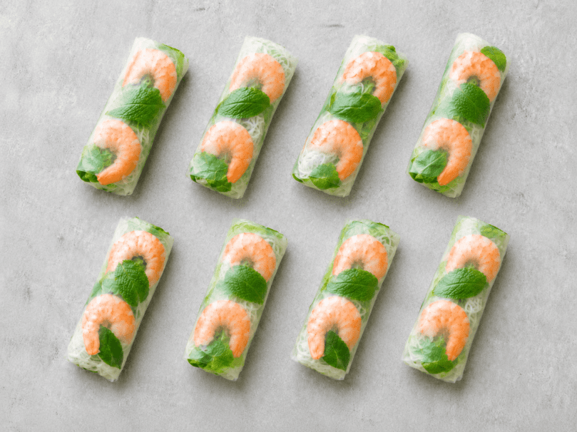 Prawn Rice Paper Rolls