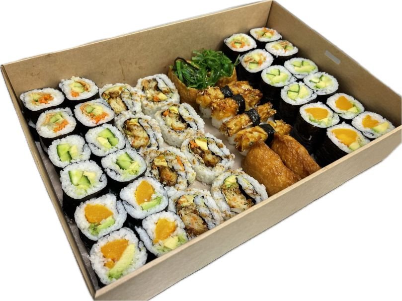 Deluxe Vegetarian Sushi - Medium 64 pcs