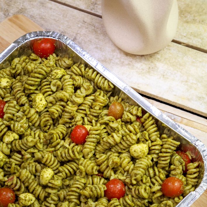 Basil Pesto Pasta Salad