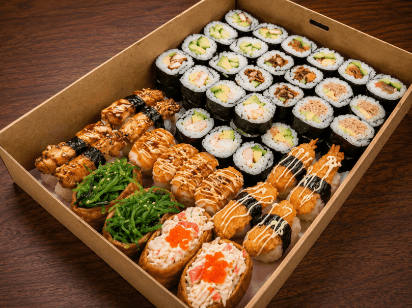 Deluxe Sushi Platter - Medium 64 pcs